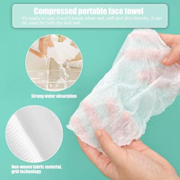 Compressed Towels100pcs, 20cm Coin Face Tissue