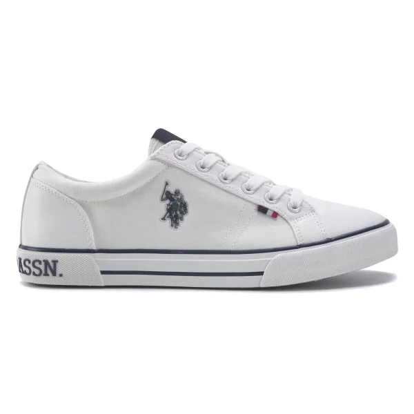 U.S. Polo Assn. Sneakers - White Flat