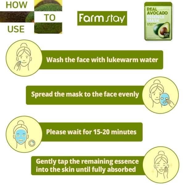 Form Stoy Real Avocado Essence Mask – Nourishing & Soothing Face Mask (25ml)