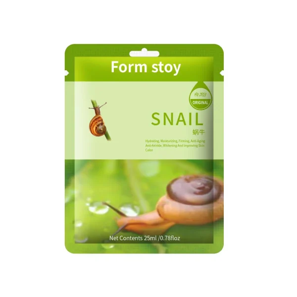 Hydrating Snail Mask by Form Stoy – Anti-Aging, Moisturizing & Firming Skincare