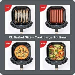 Black & Decker AeroFry Digital Air Fryer 5.5L, 1700W
