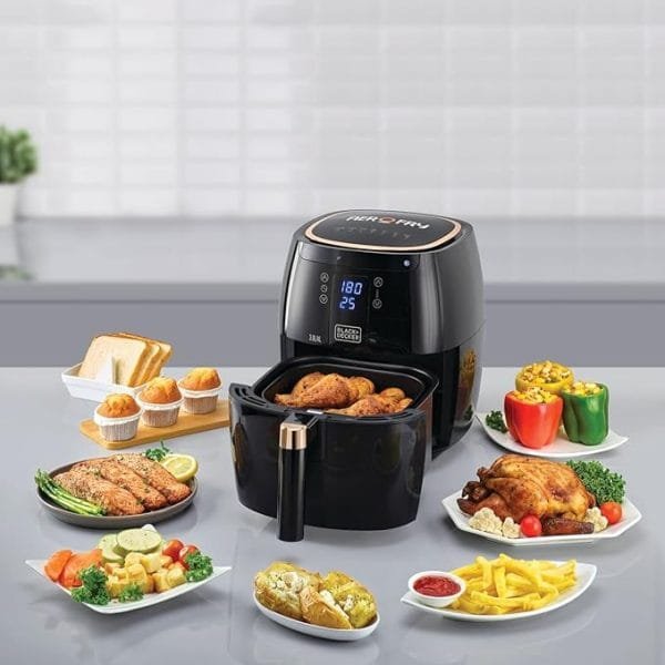 Black & Decker AeroFry Digital Air Fryer 5.5L, 1700W