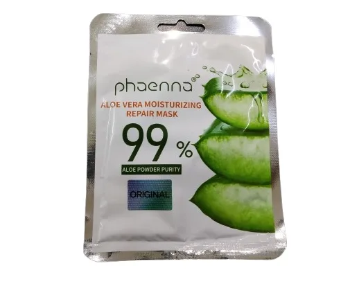Phaenna Aloe Vera Moisturizing Repair Mask - 99% Pure Aloe Powder, Original Formula
