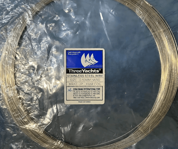 Three Yachts DKI Stainless Steel Knottable Leader - 0.50MM, 100M Coil