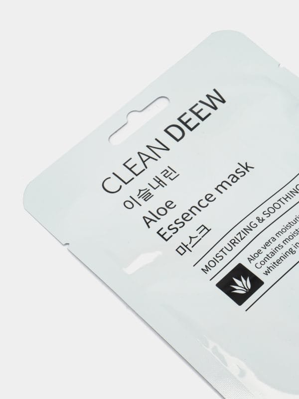 Clean Deew Aloe Essence Mask – Moisturizing & Soothing