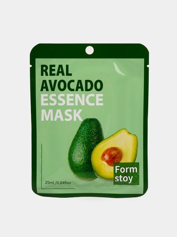 Form Stoy Real Avocado Essence Mask – Nourishing & Soothing Face Mask (25ml)