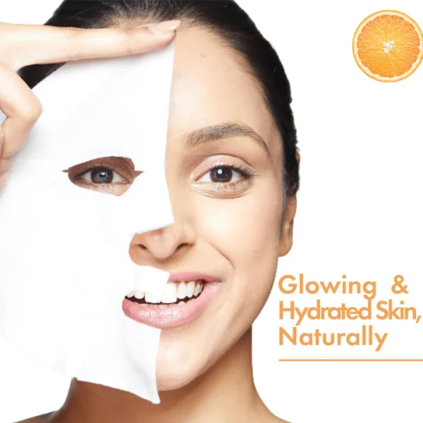 Rako Brightening Orange Sheet Mask – Daily Nature Mask with Whitening Effect