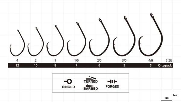 Hayabusa Circle Light H.CRL186 Fishing Hooks – ART No. EB18671