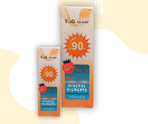 TL&G For Ever Sunscreen All-In-One HD Cream SPF 90 with Vitamin C