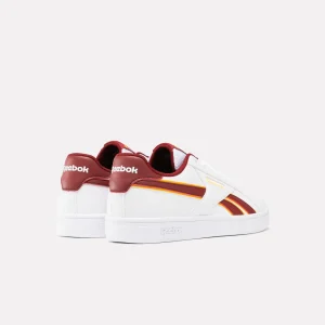 Reebok Court Retro Sneakers - White/Rich Maroon/Fierce Gold