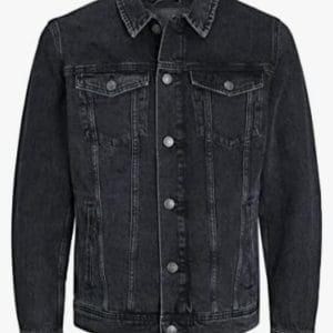 Men's Black Denim Jacket