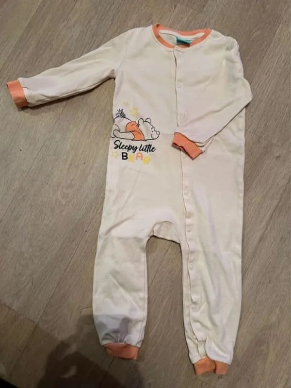 Sleepy Little Bear Baby Sleepsuit