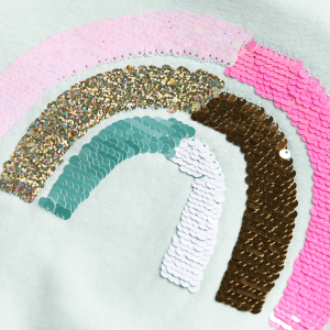 H&M Girls' Rainbow Sequin Sweatshirt (6-8 Years)