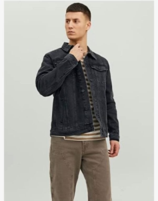 Men's Black Denim Jacket