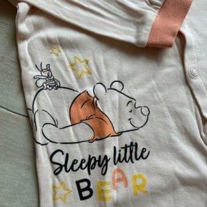 Sleepy Little Bear Baby Sleepsuit