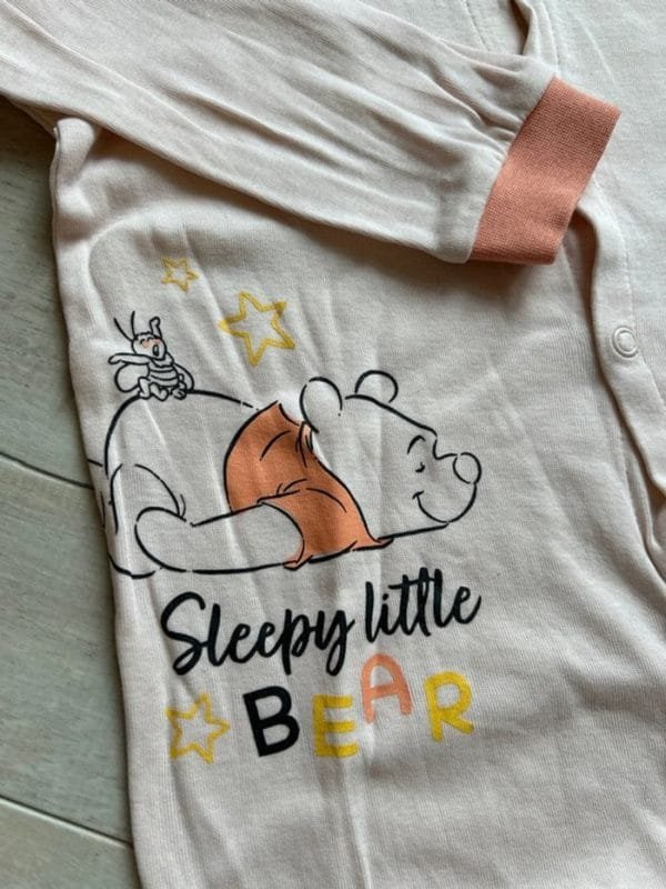 Sleepy Little Bear Baby Sleepsuit