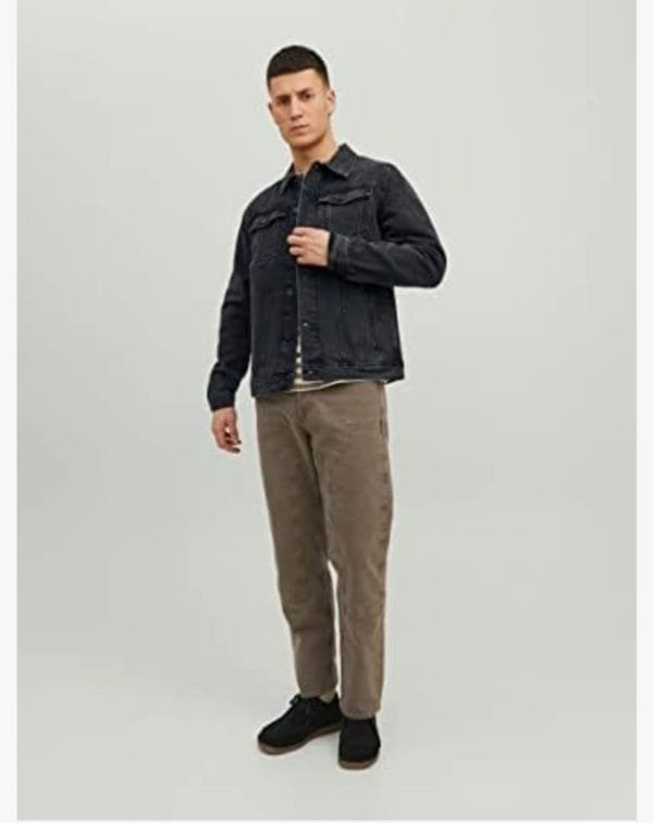 Men's Black Denim Jacket