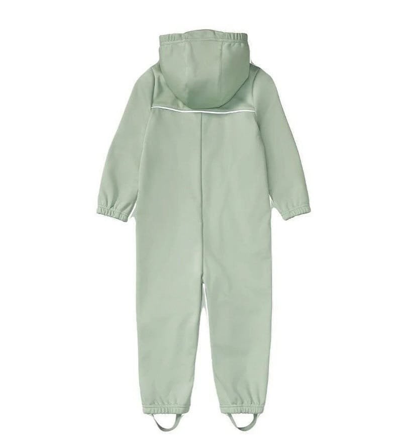 Kuniboo Kids Hooded Overall - Mint Green