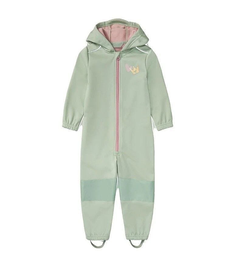 Kuniboo Kids Hooded Overall - Mint Green