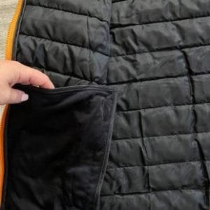 Men's Lightweight Puffer Vest with Contrast Zippers