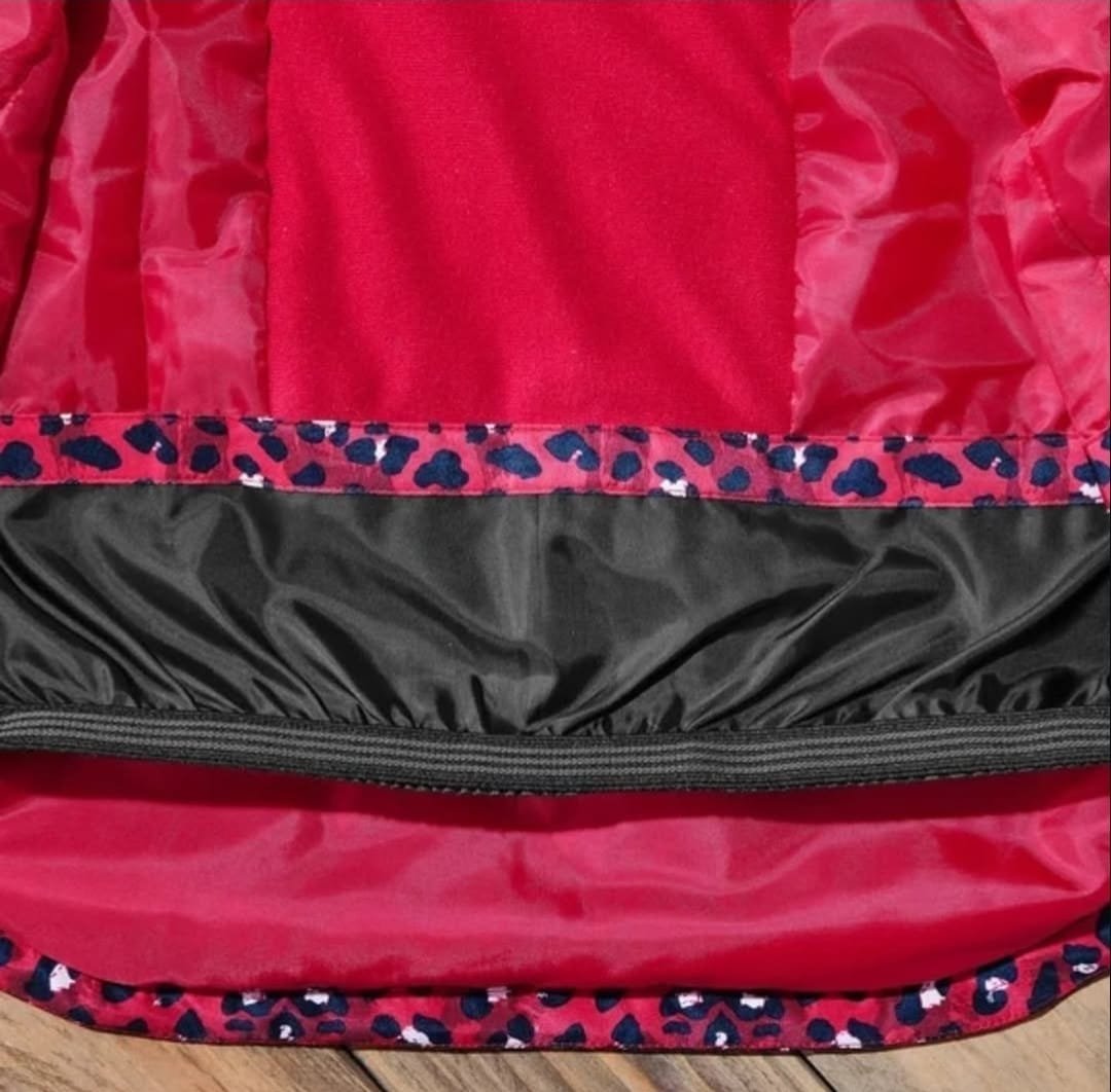 Red Leopard-Kids Winter Jacket