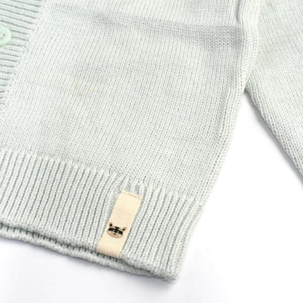 Kuniboo Baby Pastel Green Cardigan