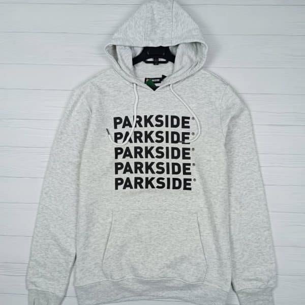 Parkside Mens Pullover Hoodie – Grey (Size 44-46)