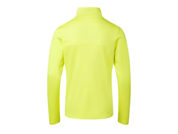 Kids’ Neon Yellow Performance Quarter-Zip Pullover