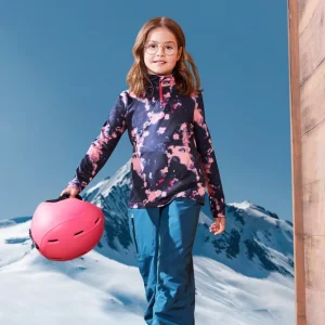 Crivit Kids Tie-Dye Performance Quarter-Zip Pullover - 12-14 Years