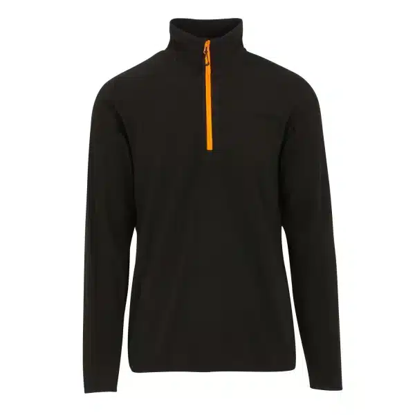 Parkside Mens Black Performance Quarter-Zip Pullover