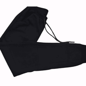 Black Jogger Pants with Drawstring and Pockets