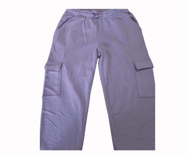 Lavender Cargo Jogger Pants