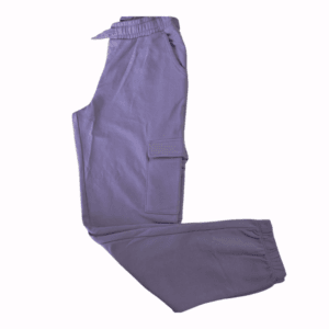 Lavender Cargo Jogger Pants