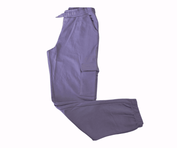 Lavender Cargo Jogger Pants