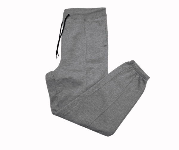 Light Gray Drawstring Jogger Pants