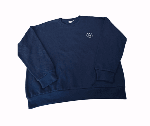 Navy Blue Crewneck Sweatshirt