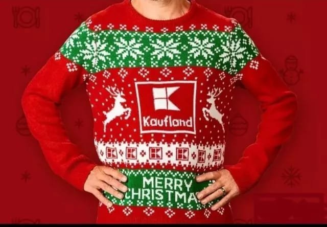 Kaufland Merry Christmas Sweater