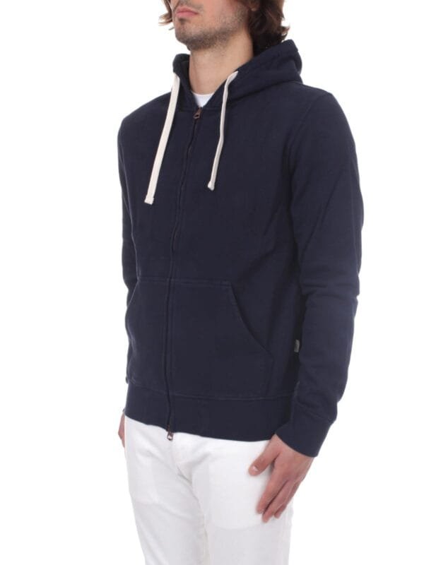Men's Classic Navy Zip-Up Hoodie