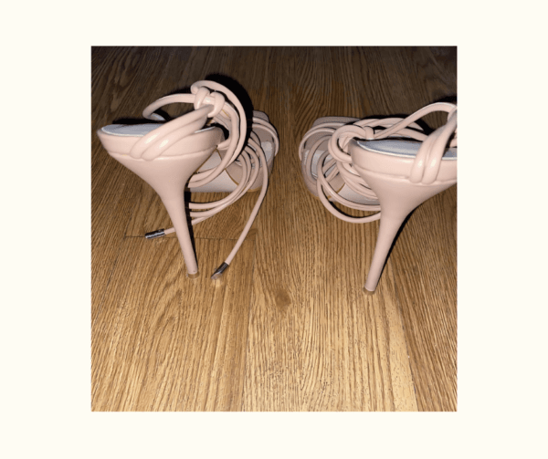 Simmi London Nude Strappy Heeled Sandals