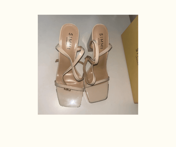 Simmi London Nude Strappy Heeled Sandals