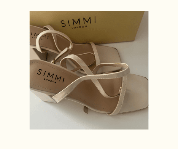 Simmi London Nude Strappy Heeled Sandals