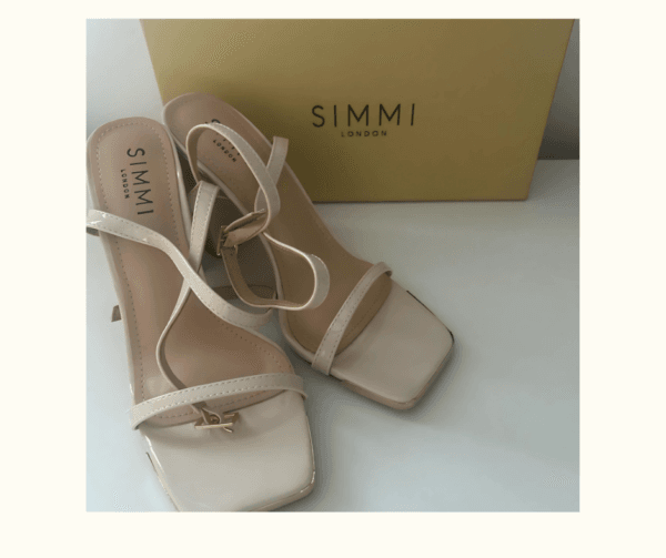 Simmi London Nude Strappy Heeled Sandals