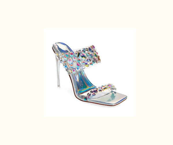 Holographic Rhinestone Heels