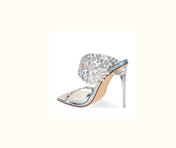 Holographic Rhinestone Heels