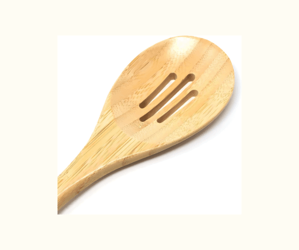 KC Home Bamboo Luxe Slotted Spoon