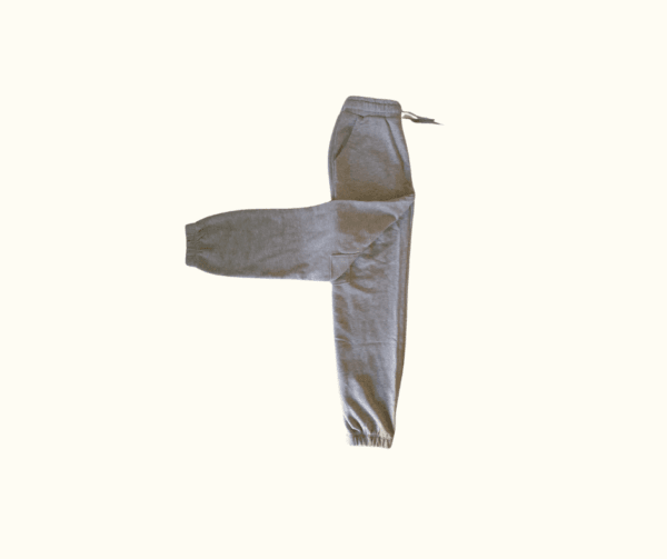 Kids’ Cargo Jogger Pants – Light Grey