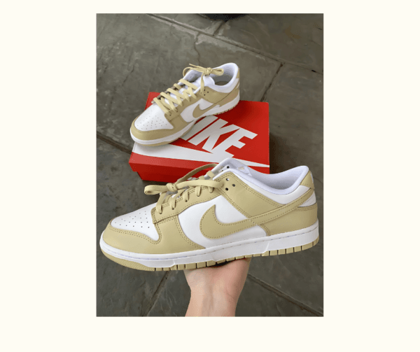 Nike Dunk Low Beige & White Sneakers