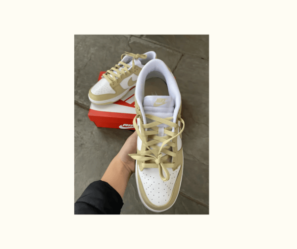 Nike Dunk Low Beige & White Sneakers