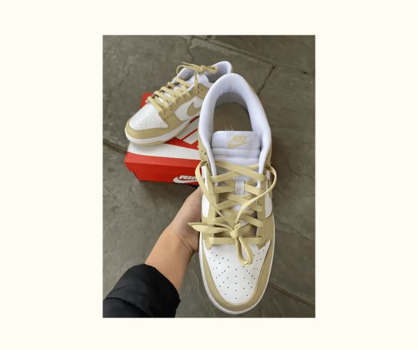 Nike Dunk Low Beige & White Sneakers