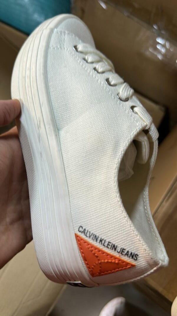 Calvin Klein Jeans Women's Canvas Platform Sneakers